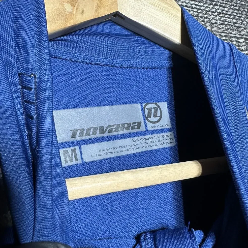 Novara Jacket Men's M Blue Full Zip Stretch Bike Cycling